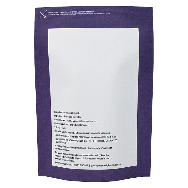 Wildlife Cannabis Co. - Live Resin Blackberry Gelato Vape