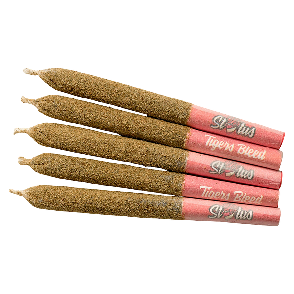 Status - Tigers Bleed Liquid Diamond Infused Kief Coated Pre Roll