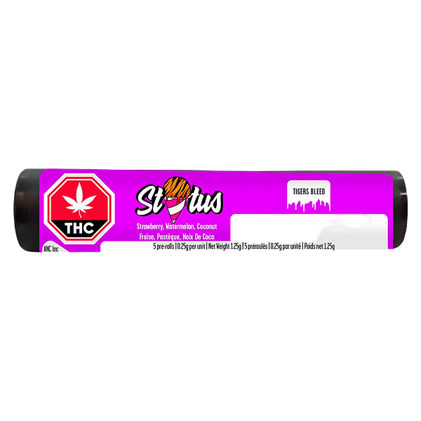 Status - Tigers Bleed Liquid Diamond Infused Kief Coated Pre Roll