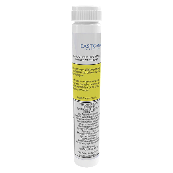 EastCann - Mango Sour Pure Live Resin 510 Thread Cartridge