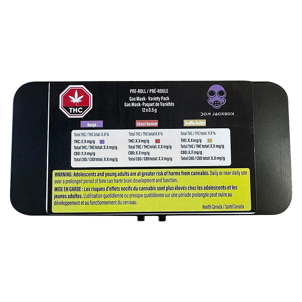 Dom Jackson - Gas Mask Variety Pack Pre Roll