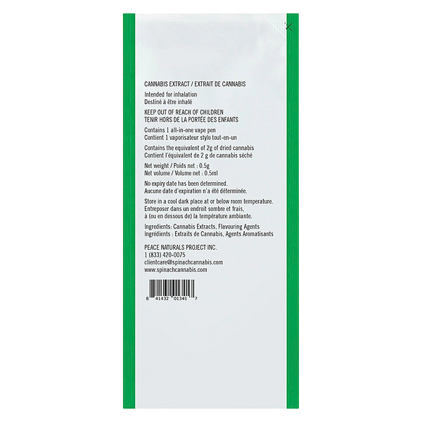 Spinach - Hitz All-In-One Vape - Rocket Icicle