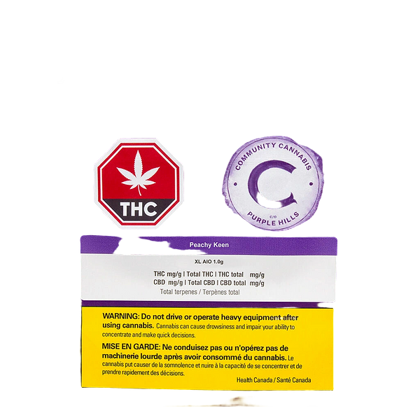 Community c/o Purple Hills - Peachy Keen XL All In One Vape