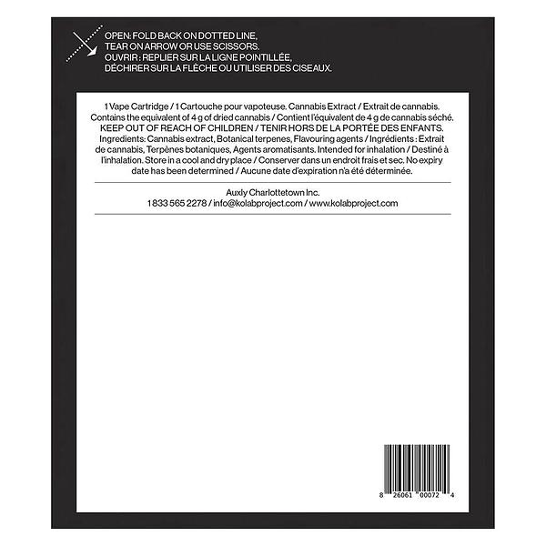 Kolab Project - Guava OG Diamonds 510 Thread Cartridge image 3