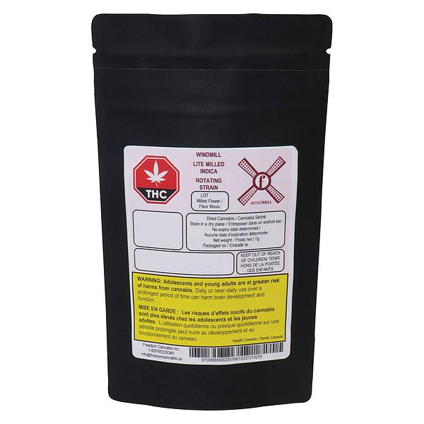 Freedom Cannabis - Windmill Lite Milled Indica image 2