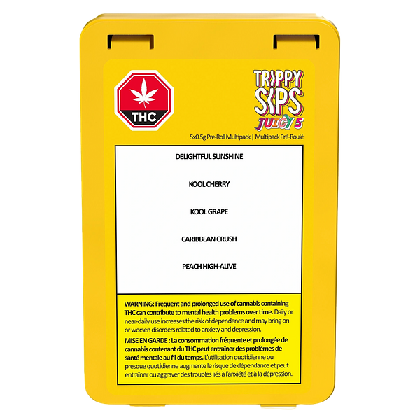 Trippy Sips - Juicy 5 Variety Pack Infused Pre Roll