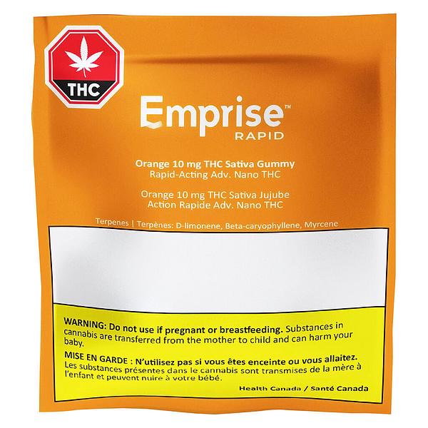 Emprise Rapid - Orange 10 THC Sativa Gummy image 2