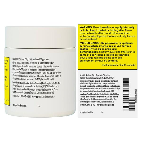 Jublee Skin - Extra Strength CBD Bath Salts - Flowers & Fir image 3