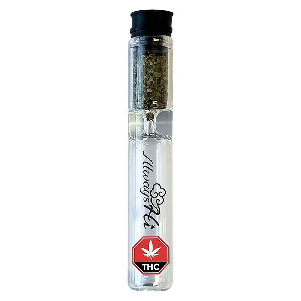 Always Hi - THC Hybrid Glass Pipe Pre-Roll 