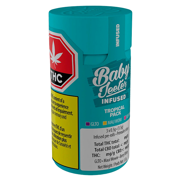 Jeeter - Baby Jeeter Infused Tropical Pack Pre-Roll