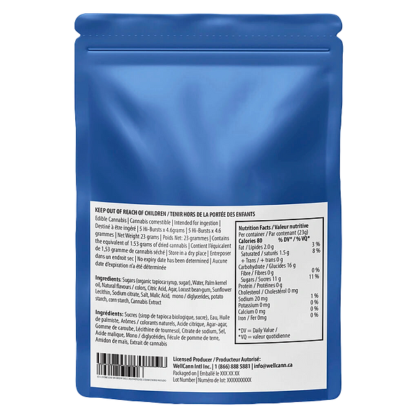 Portals Hi-Bursts - Blue Raspberry Sunset 4:1 Cbd:Thc