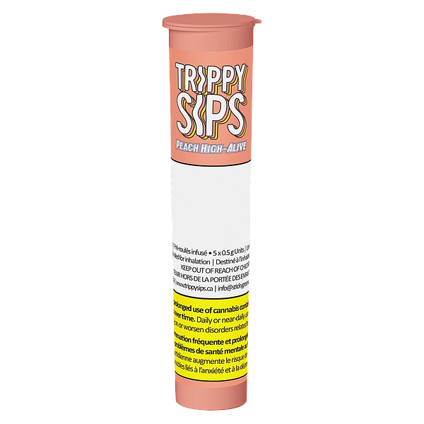 Trippy Sips - Peach High-Alive Infused Pre-Roll