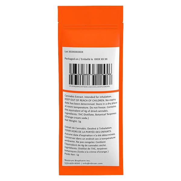 Dank Diner - Orange Cream Soda 510 Thread Cartridge