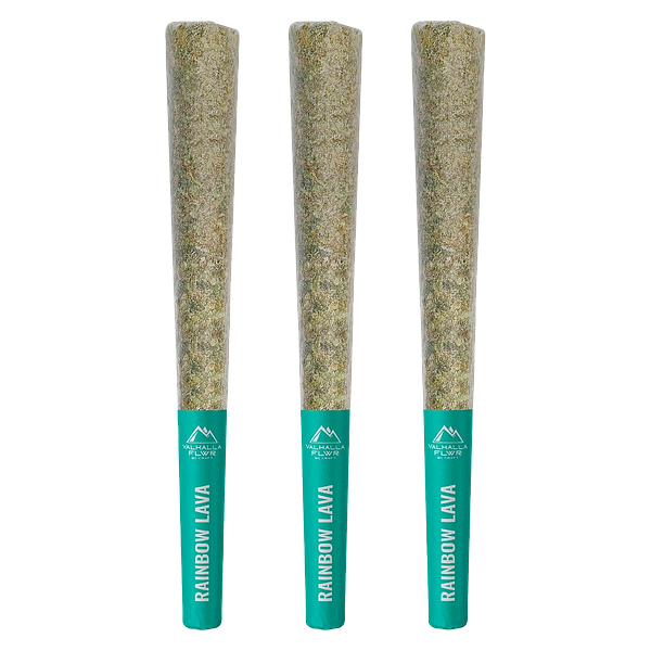 Valhalla Flwr - Rainbow Lava Pre-Rolls
