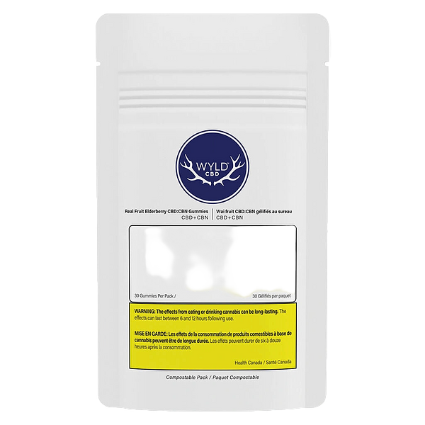 Wyld CBD - Real Fruit Elderberry 750mg CBD:150mg CBN