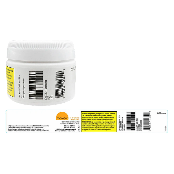 Monjour - Me-Time Mango CBD Gummy