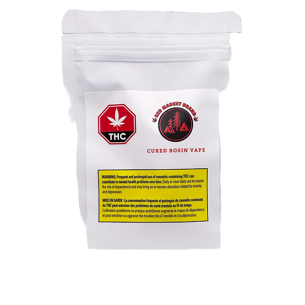 Red Market Brand - Cured Rosin 510 Thread Cartridge