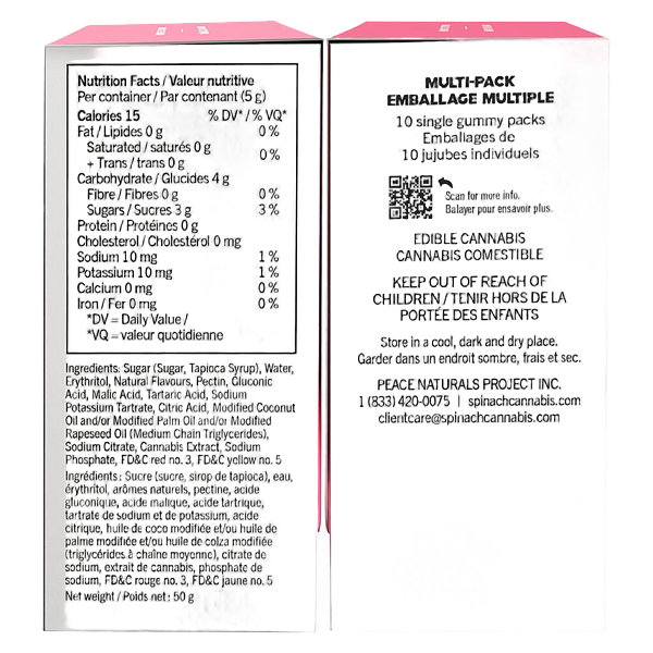 SOURZ by Spinach - Fully Blasted Pink Lemonade Chews