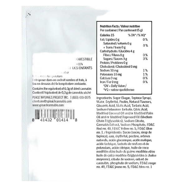 SOURZ by Spinach - Fully Blasted Cherry Lime Soft Chews