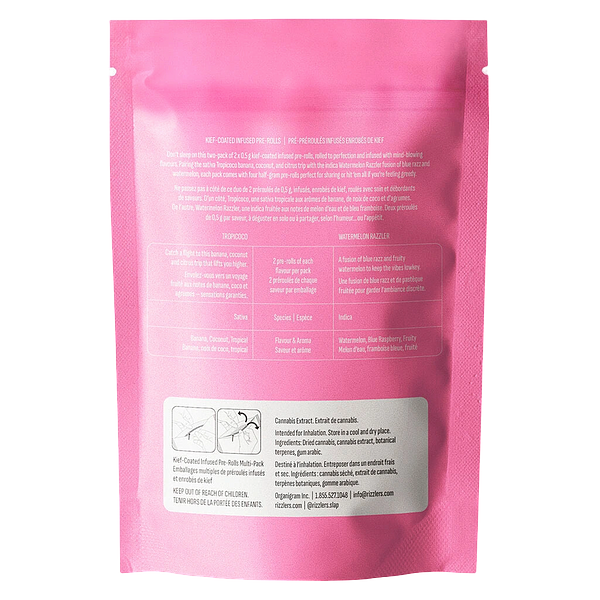 RIZZLERS - Twisters-Tropicoco & Watermelon Infused Pre-Rolls