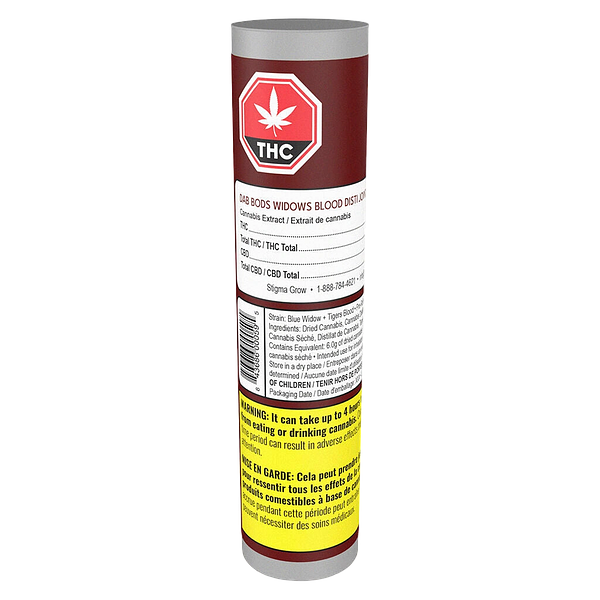 Dab Bods - Widows Blood Disti Infused Joints