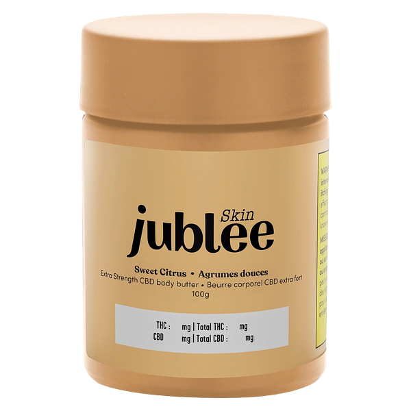 Jublee Skin - Extra Strenght CBD Body Butter Sweet Citrus