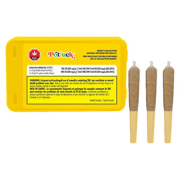 Potluck - Banana Breeze Infused Pre-Roll