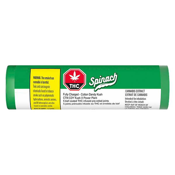 Spinach - Fully Charged Cotton Dandy Kush Infused Pre-Roll