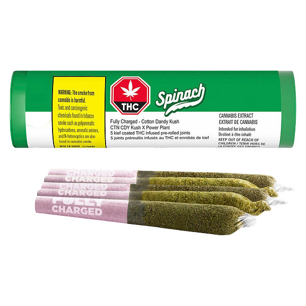 Spinach - Fully Charged Cotton Dandy Kush Infused Pre-Roll