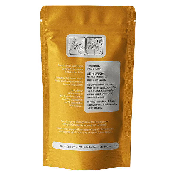 BOXHOT - Retro Orange Blast 510 Thread Cartridge