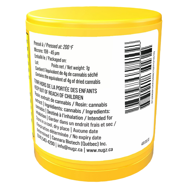 Nugz Rosin - Early Lemon Berry Fresh Frozen Hash Rosin