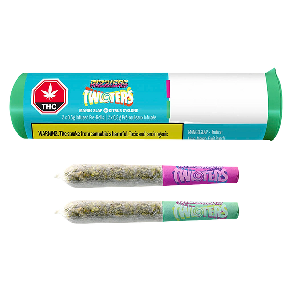 RIZZLERS - Twisters - Citrus Cyclone & Mango Slap Infused Pre-Rolls