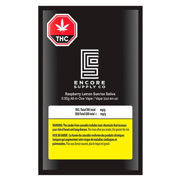 Encore - Raspberry Lemonade Sativa All-In-One Disposable Vape image 2
