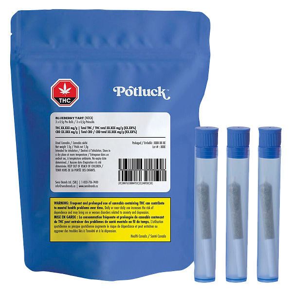 Potluck - Blueberry Tart Pre-Roll