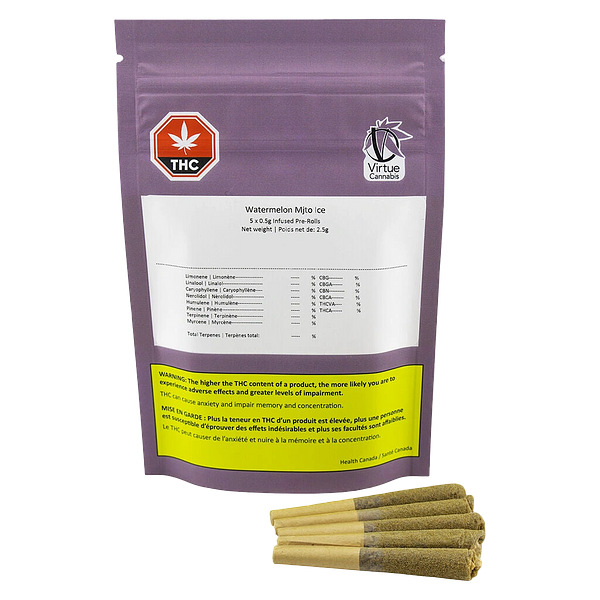 Virtue Cannabis - Watermelon Mjto Ice Infused Pre-Roll
