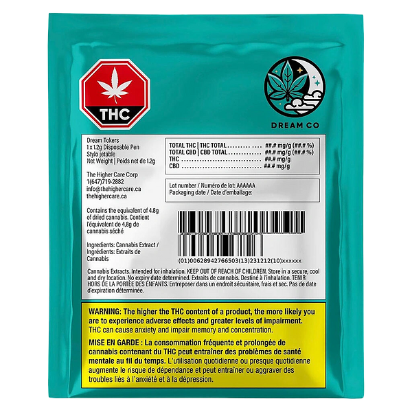 DREAM CO - Dream Tokers Disposable Vape Pen