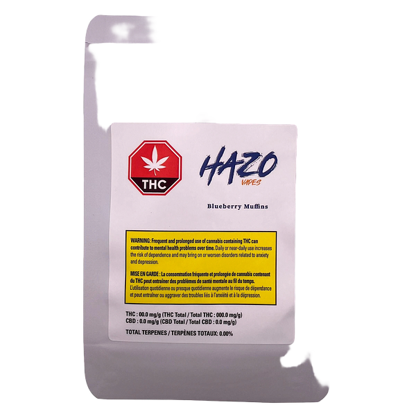 HAZO - Full Spectrum CBD Blueberry Muffins 510 Thread Cartridge