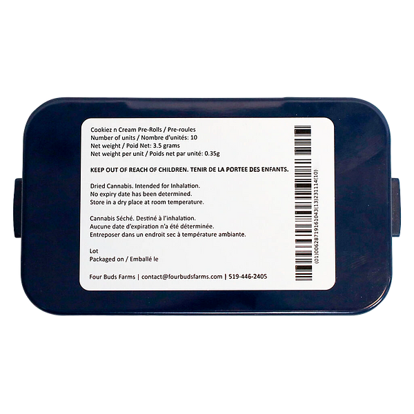 Four Buds Farms - Cookiez N Cream Pre Roll