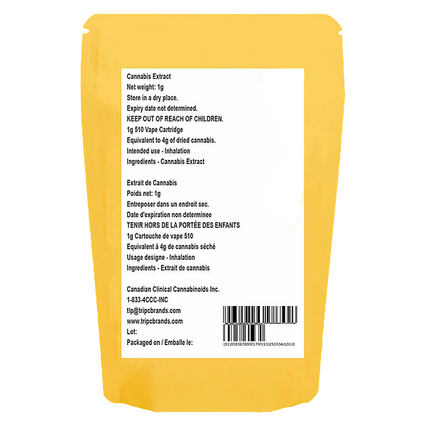 TERP GUSH - Lemon Fantasy Live Resin 510 Thread Cartridge