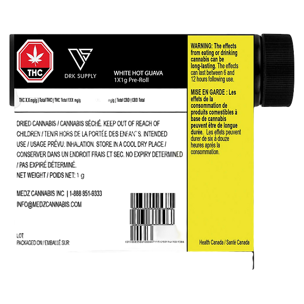 DRK Supply - White Hot Guava Pre-roll