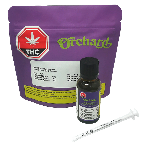 Orchard - THC:CBD 30:60 Full Cannabinoid Spectrum Oil