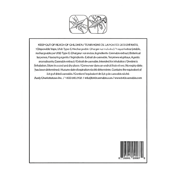 Back Forty - Razzle Dazzle All-in-one Disposable