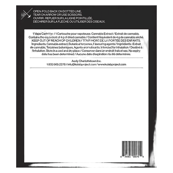 Kolab Project - Yuzu Honey Diamonds 510 Thread Cartridge