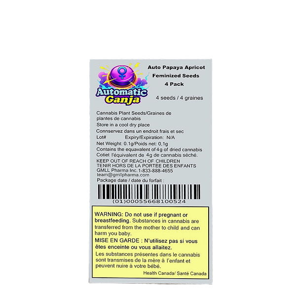 Automatic Ganja - Auto Papaya Apricot Feminized Seeds