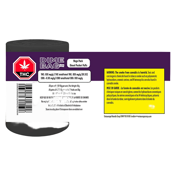 Dime Bag - Mega Pack Diesel Pocket Puffs Pre-roll