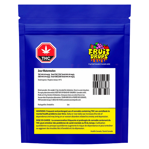 Fruit Drops - Zour Watermelon