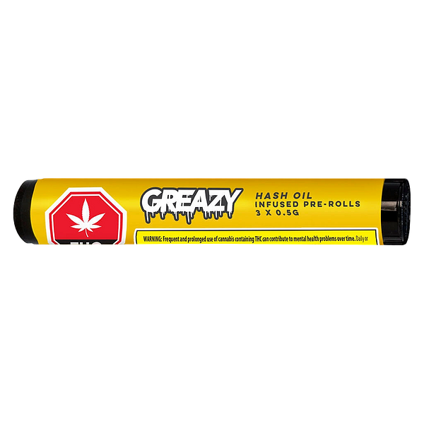 GREAZY - Hash Oil Infused Pre-Roll
