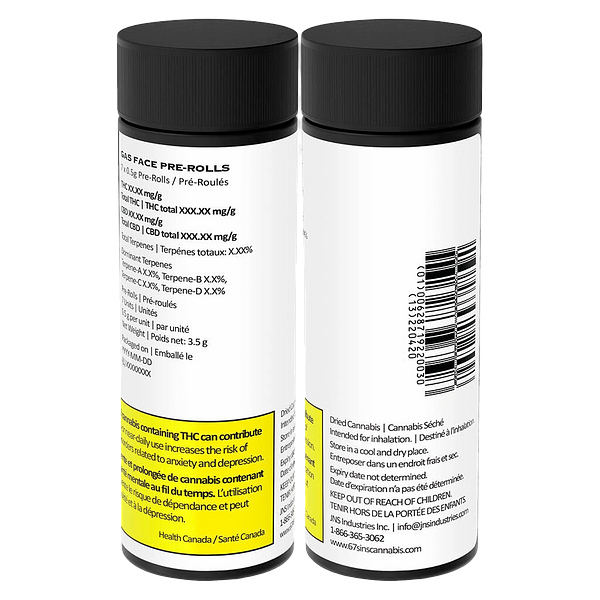 Sixty Seven Sins - Gas Face Pre-Roll