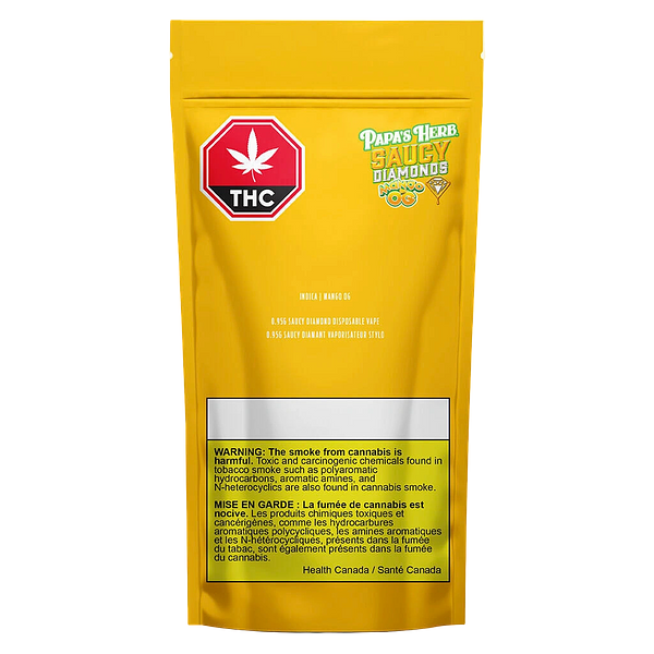 Papa's Herb - Mango OG Saucy Diamond Disposable