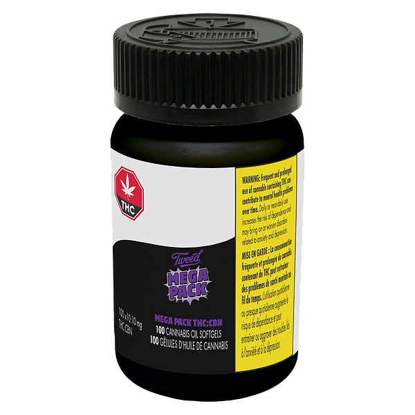 Tweed - Mega Pack THC:CBN Softgels